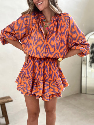 Lara - Turtle Dress - Lässig - Kleider - Orange - Müller Mode