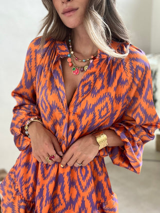 Lara - Turtle Dress - Lässig - Kleider - Orange - Müller Mode