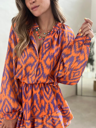 Lara - Turtle Dress - Lässig - Kleider - Orange - Müller Mode