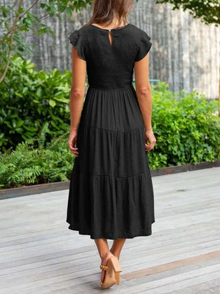 Leana - Kleid - Geraffte Büste - Kleider - Hellgrün - Müller Mode