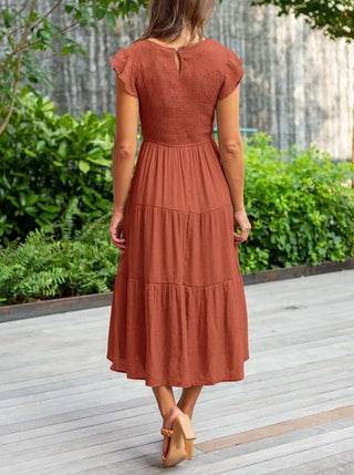 Leana - Kleid - Geraffte Büste - Kleider - Schwarz - Müller Mode