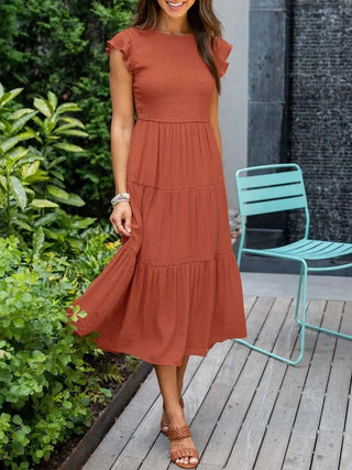 Leana - Kleid - Geraffte Büste - Kleider - Schwarz - Müller Mode