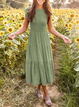 Leana - Kleid - Geraffte Büste - Kleider - Schwarz - Müller Mode