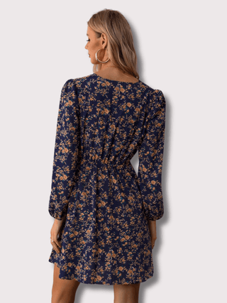 Lieselotte - Geblümte Mini - Kleid - Kleider - Weiß - Müller Mode