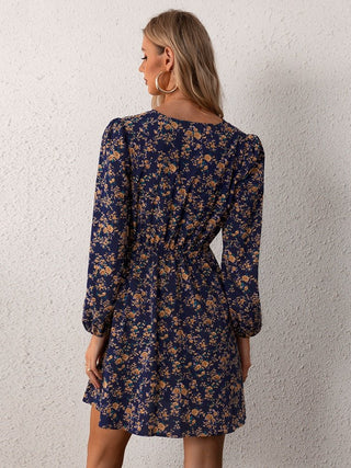 Lieselotte - Geblümte Mini - Kleid - Kleider - Weiß - Müller Mode