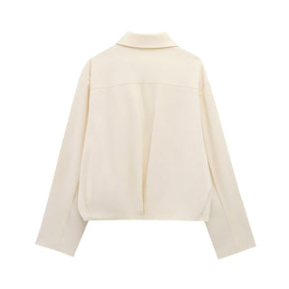 Linsey Jacke mit Reißverschluss und Kragen - Jacken - Weiß - Müller Mode