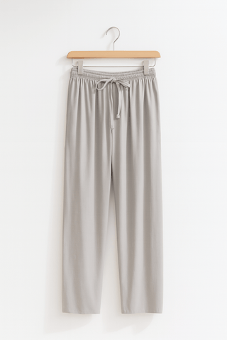 Linsey Schlupfhose mit weitem Bein und Tunnelzugnd - hosen - Grau - Müller Mode