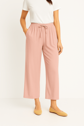 Linsey Schlupfhose mit weitem Bein und Tunnelzugnd - hosen - Rosas - Müller Mode