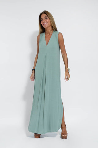 Lisbeth - Schlankes Kleid - Kleider - Grün - Müller Mode