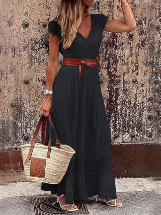 Luisa - Kanten Kleid - Vintage Eleganz - Kleider - Schwarz - Müller Mode