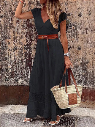 Luisa - Kanten Kleid - Vintage Eleganz - Kleider - Schwarz - Müller Mode