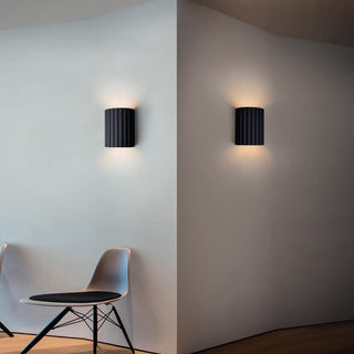 Lumière - Halbkreisförmige Wandleuchte aus Harz - Wandleuchte - Grau - Müller Mode
