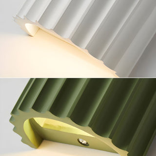 Lumière - Halbkreisförmige Wandleuchte aus Harz - Wandleuchte - Grau - Müller Mode