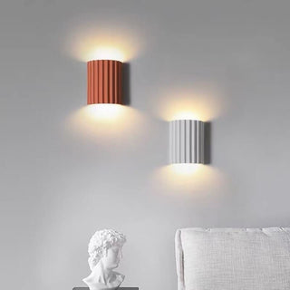 Lumière - Halbkreisförmige Wandleuchte aus Harz - Wandleuchte - Orange - Müller Mode