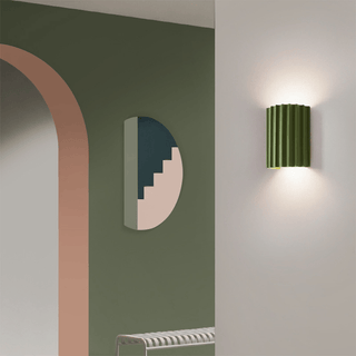 Lumière - Halbkreisförmige Wandleuchte aus Harz - Wandleuchte - Grün - Müller Mode