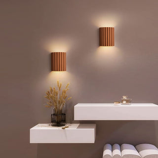 Lumière - Halbkreisförmige Wandleuchte aus Harz - Wandleuchte - Orange - Müller Mode