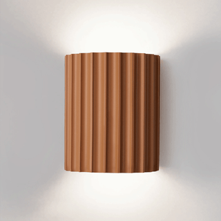 Lumière - Halbkreisförmige Wandleuchte aus Harz - Wandleuchte - Orange - Müller Mode