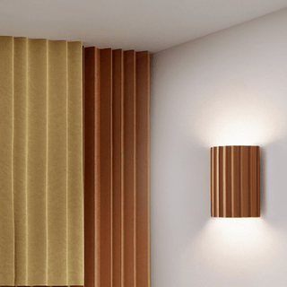 Lumière - Halbkreisförmige Wandleuchte aus Harz - Wandleuchte - Orange - Müller Mode