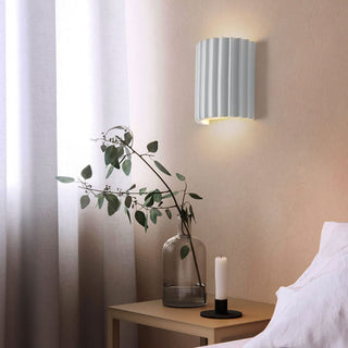 Lumière - Halbkreisförmige Wandleuchte aus Harz - Wandleuchte - Weiß - Müller Mode