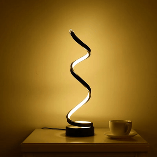 Lumina - Leichte Spirale - Tischlampe - Gold - Müller Mode