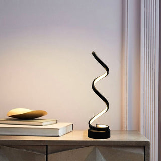 Lumina - Leichte Spirale - Tischlampe - Gold - Müller Mode