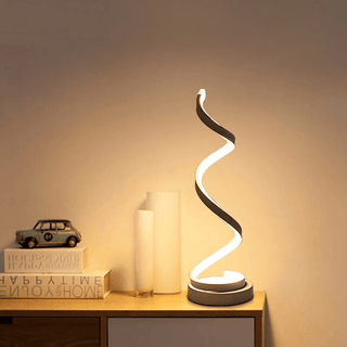 Lumina - Leichte Spirale - Tischlampe - Gold - Müller Mode
