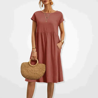 Malia - Kleid - Oversized - Kleider - Orange - Müller Mode