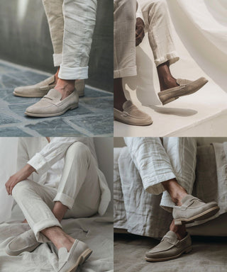 Martin Wildleder - Loafers - Loafers - Schwarz - Müller Mode