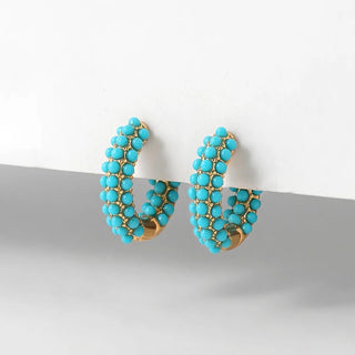 Micara - Beaded Bliss - Ohrringe - Ohrringe - Weiß - Müller Mode