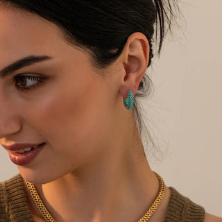 Micara - Beaded Bliss - Ohrringe - Ohrringe - Weiß - Müller Mode