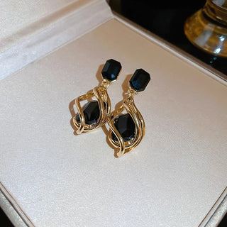 Micara - Black Jewel - Ohrringe - Ohrringe - Schwarz - Müller Mode