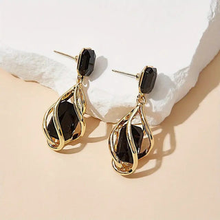 Micara - Black Jewel - Ohrringe - Ohrringe - Schwarz - Müller Mode