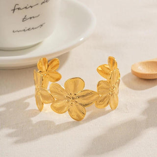 Micara - Bloom Bracelet - Armbänder - Armbänder - Gold - Müller Mode