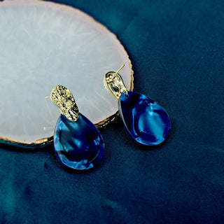 Micara - Blue Drops - Ohrringe - Ohrringe - Blau - Müller Mode