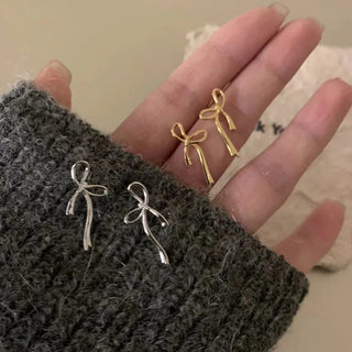 Micara - Bow Knots - Ohrringe - Ohrringe - Silber - Müller Mode