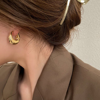 Micara - Chunky Dangles - Ohrringe - Ohrringe - Gold - Müller Mode
