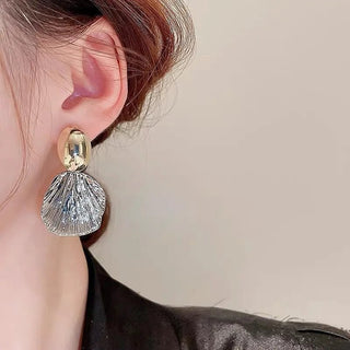 Micara - Clamshell Duo - Ohrringe - Ohrringe - Muschelschale - Müller Mode