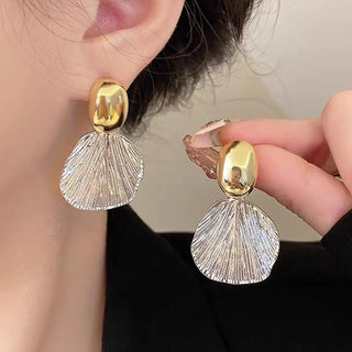Micara - Clamshell Duo - Ohrringe - Ohrringe - Muschelschale - Müller Mode