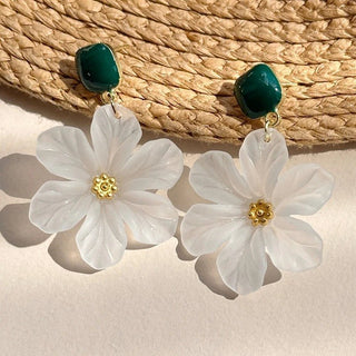Micara - Daisy Drops - Ohrringe - Ohrringe - Weiß - Müller Mode