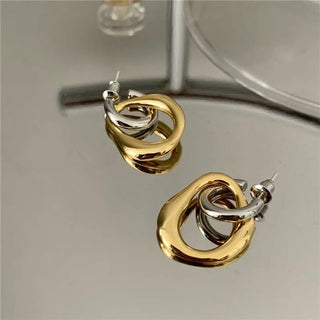 Micara - Double Charmers - Ohrringe - Ohrringe - Silber/Gold - Müller Mode