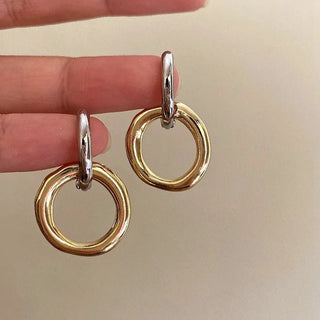 Micara - DuoLux Drops - Ohrringe - Ohrringe - Gold/Silber - Müller Mode