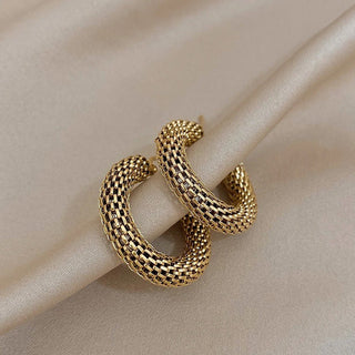 Micara - Ein Geflecht aus Eleganz - Ohrringe - Gold - Müller Mode