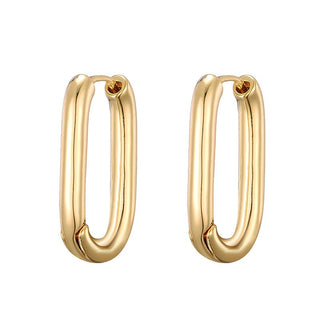 Micara - Elegant Oval - Ohrringe - Ohrringe - Gold - Müller Mode