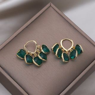 Micara - Emerald Glitz - Ohrringe - Ohrringe - Smaragdgrün - Müller Mode