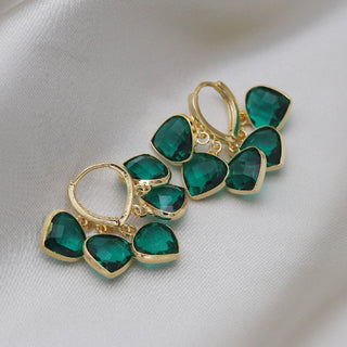 Micara - Emerald Glitz - Ohrringe - Ohrringe - Smaragdgrün - Müller Mode