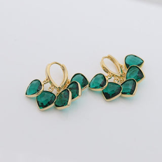 Micara - Emerald Glitz - Ohrringe - Ohrringe - Smaragdgrün - Müller Mode