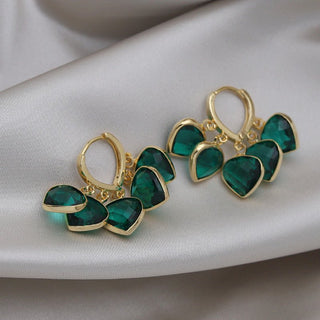 Micara - Emerald Glitz - Ohrringe - Ohrringe - Smaragdgrün - Müller Mode