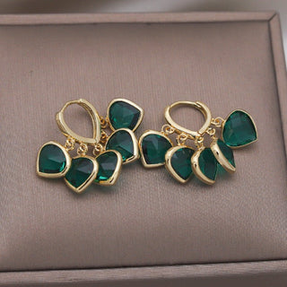 Micara - Emerald Glitz - Ohrringe - Ohrringe - Smaragdgrün - Müller Mode