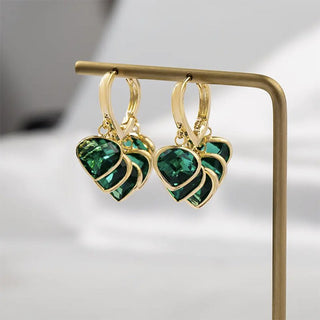 Micara - Emerald Glitz - Ohrringe - Ohrringe - Smaragdgrün - Müller Mode
