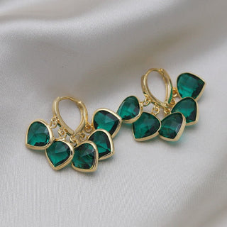 Micara - Emerald Glitz - Ohrringe - Ohrringe - Smaragdgrün - Müller Mode